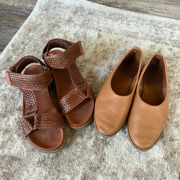 Kelsi Dagger | Spark Cognac Woven Sandal sz 6.5 - Picture 8 of 8